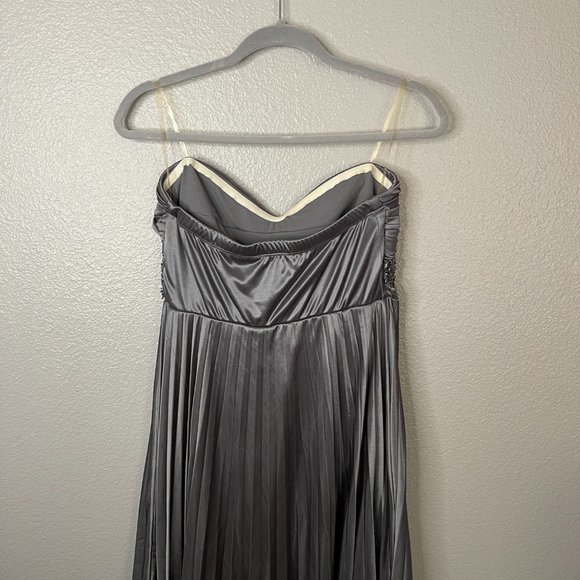 My Michelle - Silver Strapless Formal Dress - Picture 4 of 4